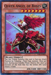 Queen Angel of Roses - LVAL-EN092 - Super Rare - Unlimited