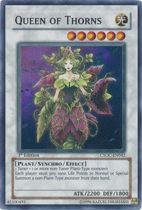 Queen of Thorns - CSOC-EN042 - Super Rare - 1st Edition