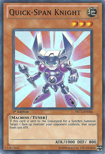 Quick-Span Knight - PRC1-EN006 - Super Rare - 1st Edition