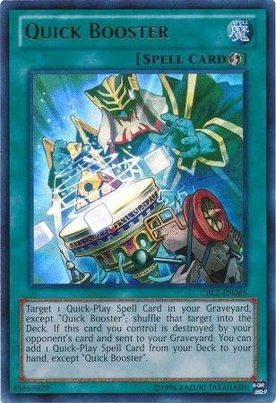 Quick Booster - CBLZ-EN065 - Ultra Rare - Unlimited