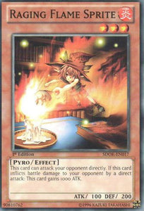 Raging Flame Sprite - SDOK-EN017 - Common - 1st Edition