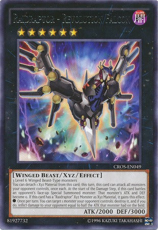 Raidraptor - Revolution Falcon - CROS-EN049 - Rare - Unlimited