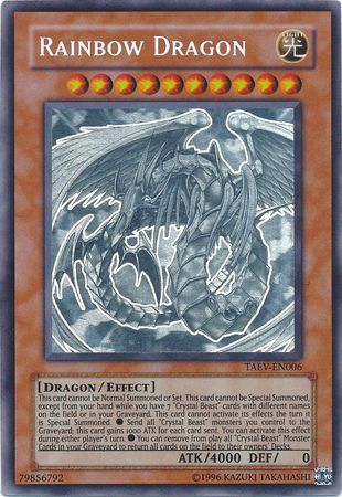 Rainbow Dragon - TAEV-EN006 - Ghost Rare - Unlimited