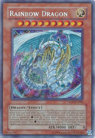 Rainbow Dragon - TAEV-EN006 - Secret Rare - Unlimited