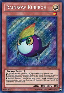 Rainbow Kuriboh - LVAL-EN004 - Secret Rare - Unlimited