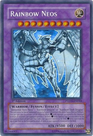 Rainbow Neos - PTDN-EN044 - Ghost Rare - 1st Edition