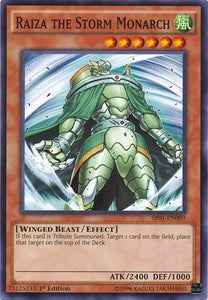 Raiza the Storm Monarch - SR01-EN009 - Common - 1st Edition