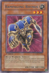 Rampaging Rhynos - CDIP-EN031 - Rare - 1st Edition