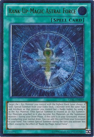 Rank-Up-Magic Astral Force - LVAL-EN059 - Ultimate Rare - Unlimited