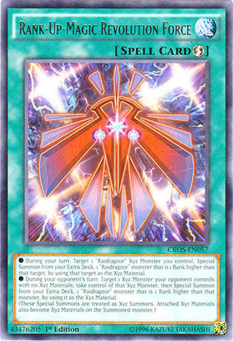 Rank-Up-Magic Revolution Force - CROS-EN057 - Rare - 1st Edition