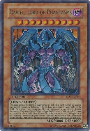 Raviel, Lord of Phantasms - SOI-EN003 - Ultra Rare - 1st Edition