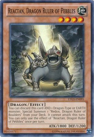 Reactan, Dragon Ruler of Pebbles - LTGY-EN095 - Common - Unlimited