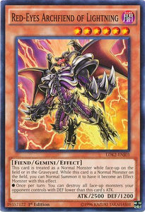 Red-Eyes Archfiend of Lightning - LDK2-ENJ03 - Common - 1st Edition