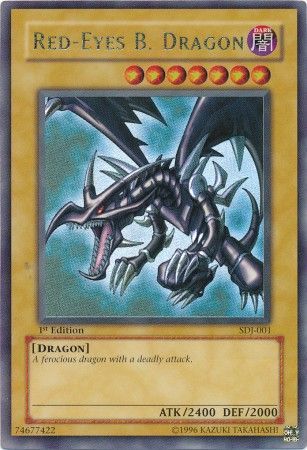 Red-Eyes B. Dragon - SDJ-001 - Ultra Rare - 1st Edition