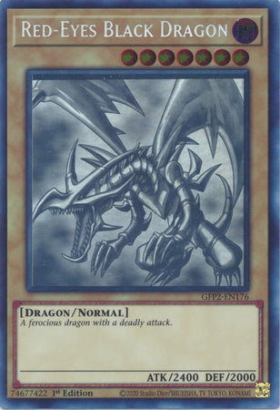 Red-Eyes Black Dragon - GFP2-EN176 - Ghost Rare - 1st Edition