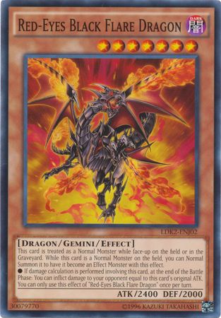 Red-Eyes Black Flare Dragon - LDK2-ENJ02 - Common - Unlimited