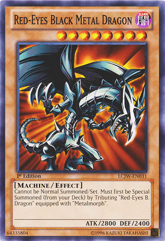 Red-Eyes Black Metal Dragon - LCJW-EN031 - Common - 1st Edition