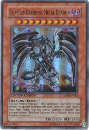 Red-Eyes Darkness Metal Dragon - ABPF-ENSE2 - Super Rare - Limited