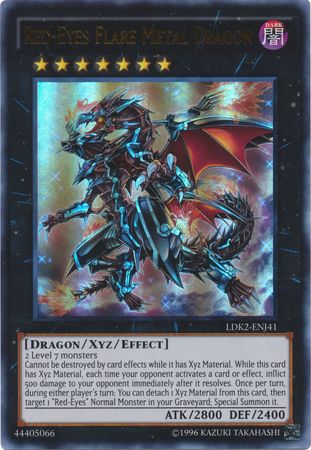 Red-Eyes Flare Metal Dragon - LDK2-ENJ41 - Ultra Rare - Unlimited