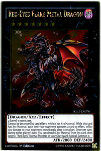 Red-Eyes Flare Metal Dragon   - PGL3-EN078 - Gold Rare