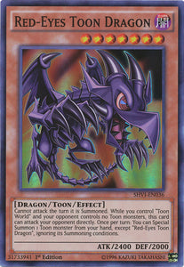 Red-Eyes Toon Dragon - SHVI-EN036 - Super Rare - 1st Edition