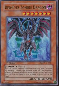 Red-Eyes Zombie Dragon - SDZW-EN001 - Ultra Rare - 1st Edition