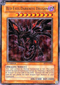 Red-Eyes Darkness Dragon - SD1-EN001 - Ultra Rare - Unlimited