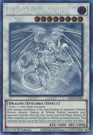 Red Dragon Archfiend - GFP2-EN182 - Ghost Rare - 1st Edition