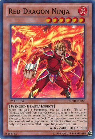 Red Dragon Ninja - ABYR-EN082 - Super Rare - 1st Edition