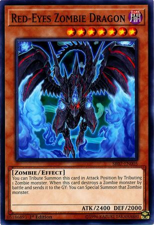 Red-Eyes Zombie Dragon - SR07-EN005 - Common - 1st Edition