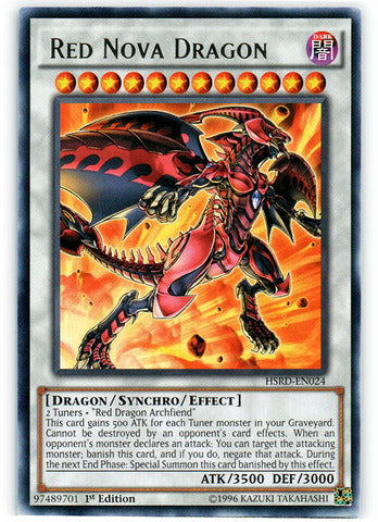 Red Nova Dragon - HSRD-EN024 - Rare - 1st Edition