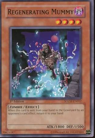 Regenerating Mummy - SDZW-EN012 - Common - 1st Edition