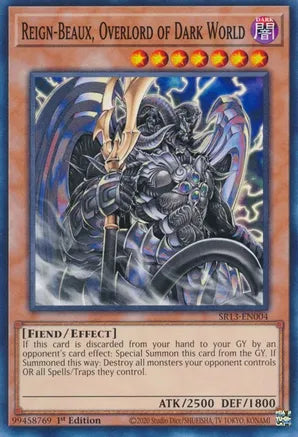 Reign-Beaux, Overlord of Dark World - SR13-EN004 - Common - 1st Edition