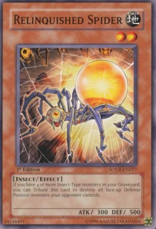 Relinquished Spider - SOVR-EN017 - Common - 1st Edition