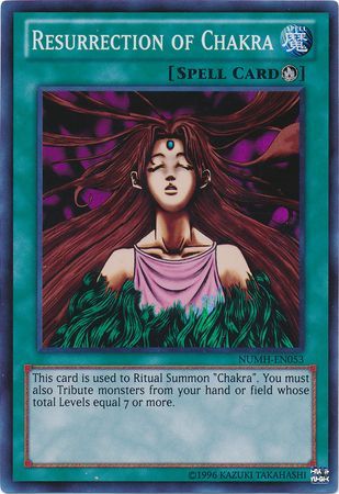 Resurrection of Chakra - NUMH-EN053 - Super Rare - Unlimited