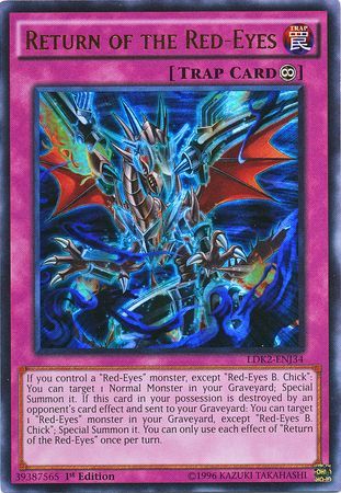 Return of the Red-Eyes - LDK2-ENJ34 - Ultra Rare - 1st Edition