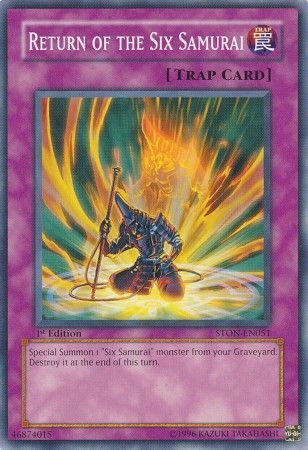 Return of the Six Samurai - STON-EN051 - Common - 1st Edition
