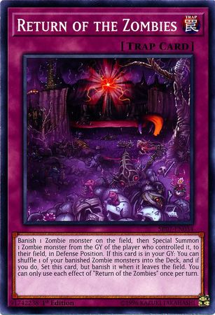 Return of the Zombies - SR07-EN034 - Common - 1st Edition