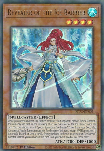 Revealer of the Ice Barrier - SDFC-EN002 - Ultra Rare - 1st Edition