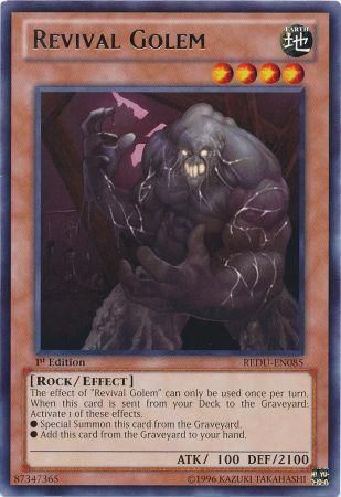 Revival Golem - REDU-EN085 - Rare - 1st Edition