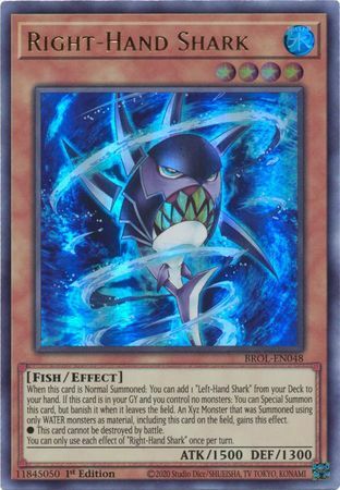 Right-Hand Shark - BROL-EN048 - Ultra Rare - 1st Edition