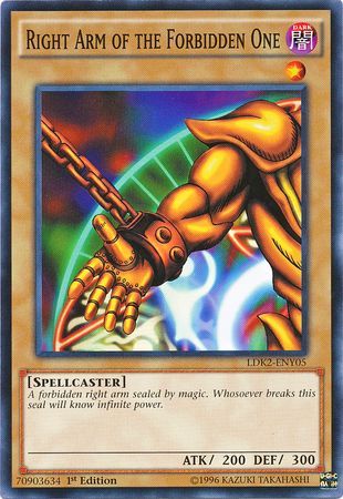 Right Arm of the Forbidden One - LDK2-ENY05 - Common - 1st Edition