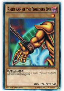 Right Arm of the Forbidden One - YGLD-ENA20 - Ultra Rare - 1st Edition