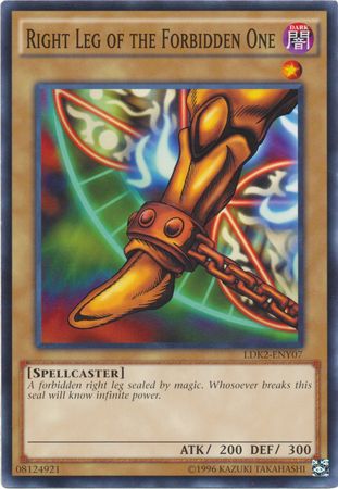 Right Leg of the Forbidden One - LDK2-ENY07 - Common - Unlimited