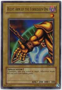 Right Arm of the Forbidden One - LOB-122 - Ultra Rare - Unlimited