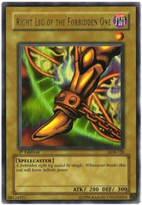Right Leg of the Forbidden One - LOB-120 - Ultra Rare - 1st Edition