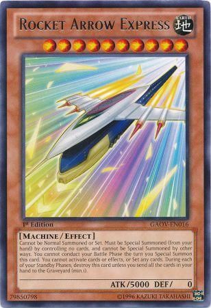 Rocket Arrow Express - GAOV-EN016 - Rare - 1st Edition