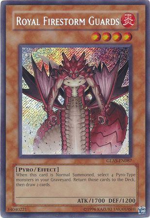 Royal Firestorm Guards - GLAS-EN087 - Secret Rare - Unlimited