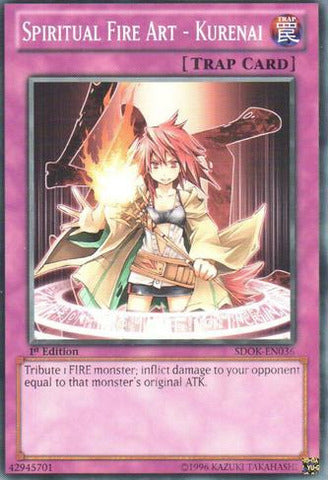 Spiritual Fire Art - Kurenai - SDOK-EN036 - Common - 1st Edition