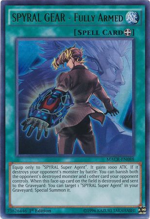 SPYRAL GEAR - Fully Armed - MACR-EN088 - Ultra Rare - 1st Edition
